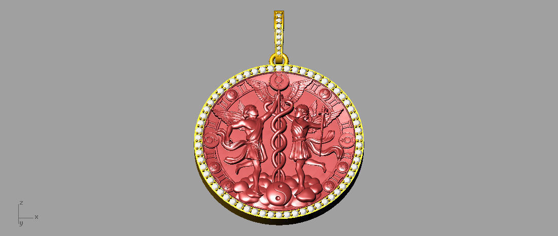 Gemini Horoscope  3D print model_1