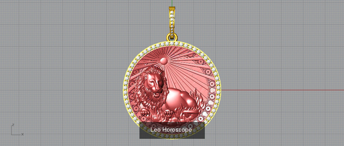 Zordic Horoscope  3D Model Collection_7