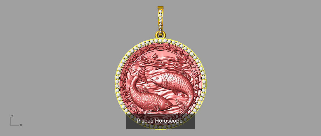 Zordic Horoscope  3D Model Collection_6
