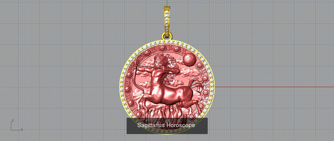 Zordic Horoscope  3D Model Collection_9