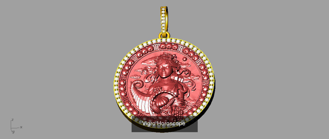 Zordic Horoscope  3D Model Collection_12