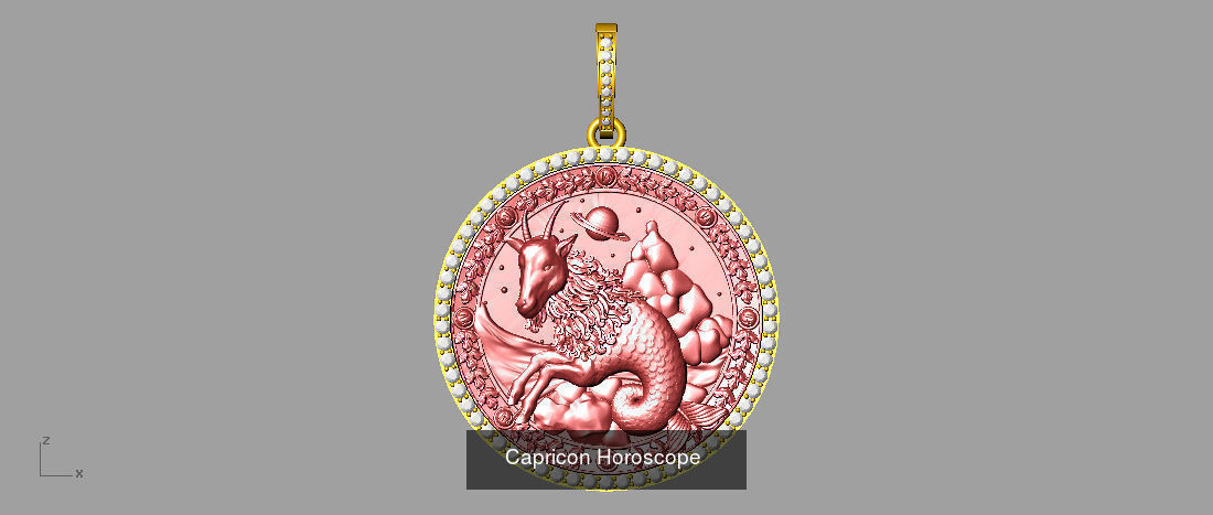 Zordic Horoscope  3D Model Collection_5