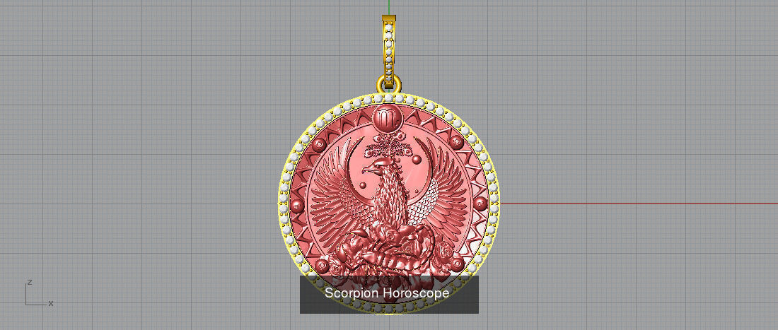 Zordic Horoscope  3D Model Collection_10