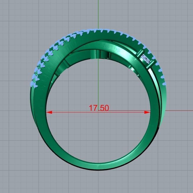 ring jewelry 3D print model_8