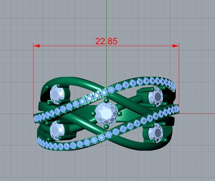 ring jewelry 3D print model_6