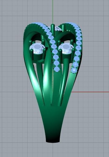 ring jewelry 3D print model_9