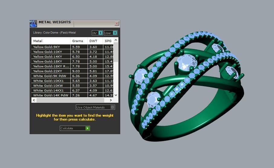 ring jewelry 3D print model_5