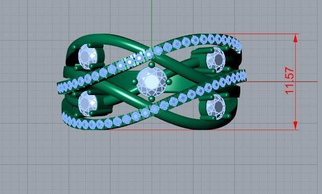 ring jewelry 3D print model_7