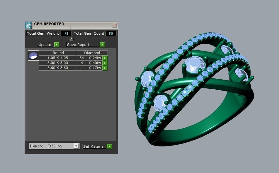 ring jewelry 3D print model_4