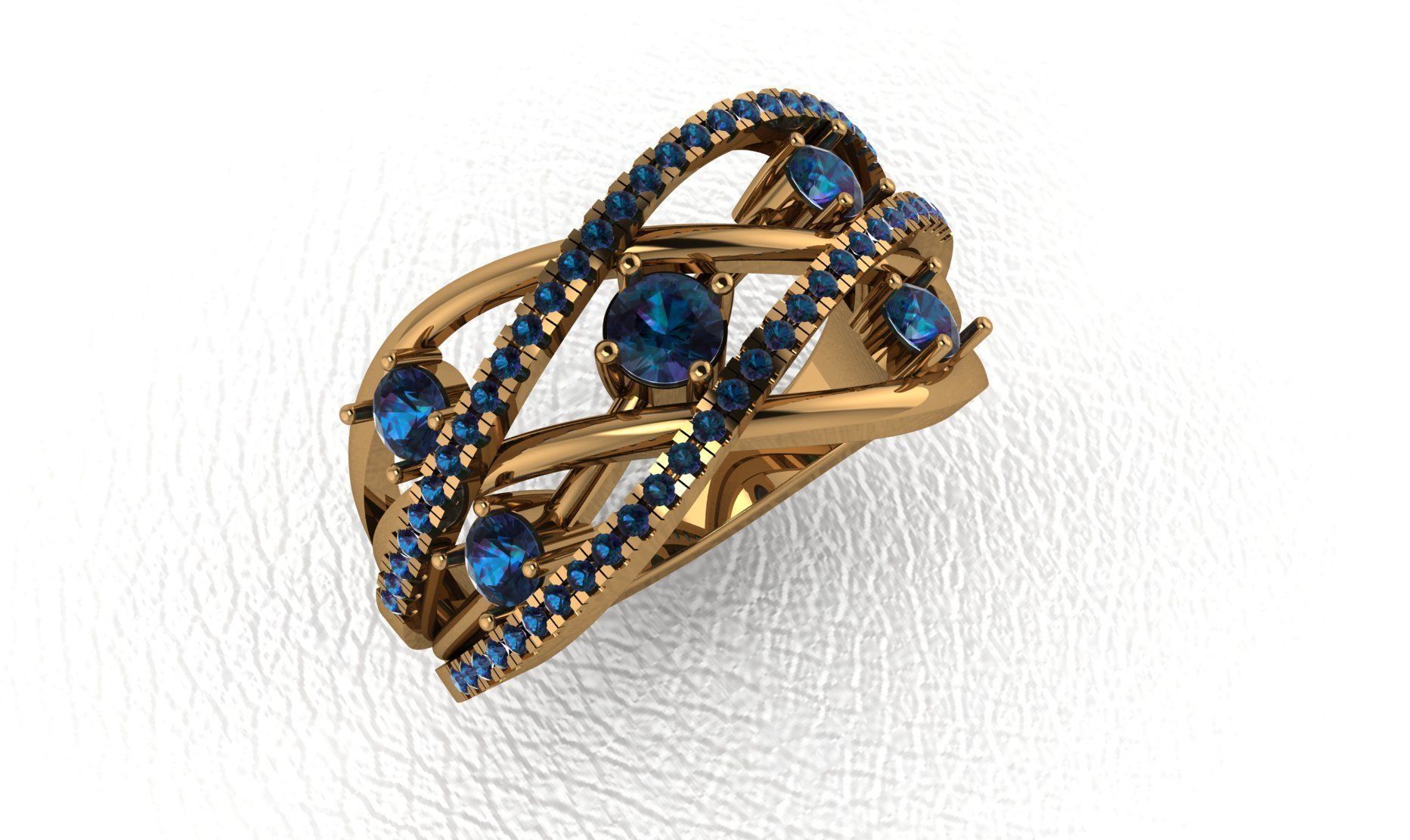 ring jewelry 3D print model_2