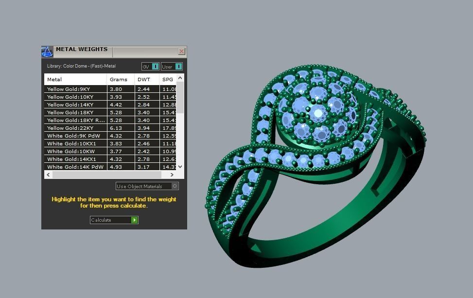 ring jewelry 3D print model_6