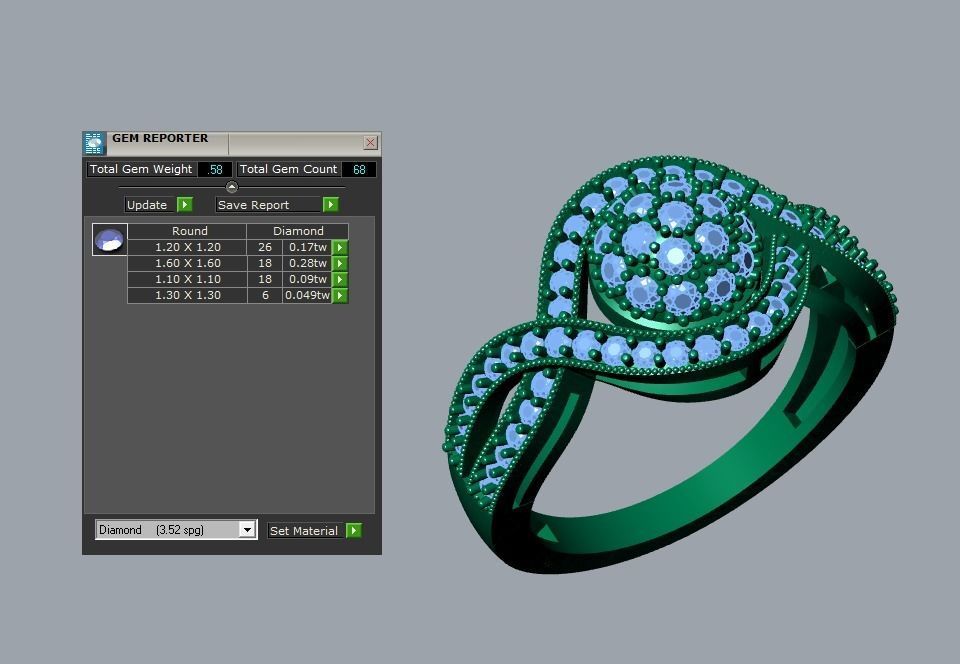 ring jewelry 3D print model_5