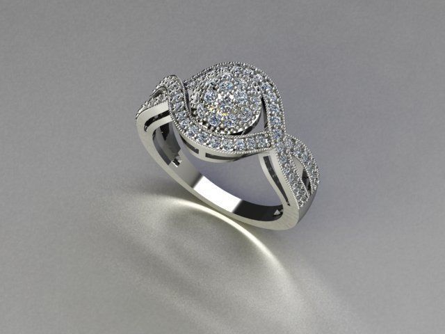 ring jewelry 3D print model_1