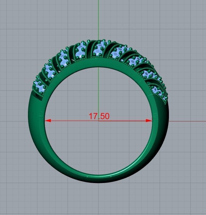 ring jewelry 3D print model_9