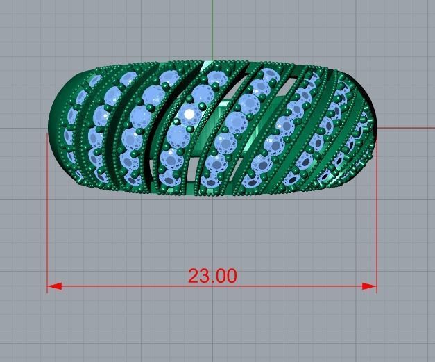 ring jewelry 3D print model_8