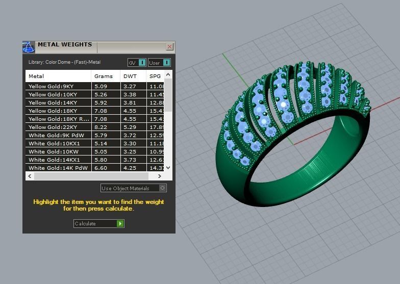 ring jewelry 3D print model_6