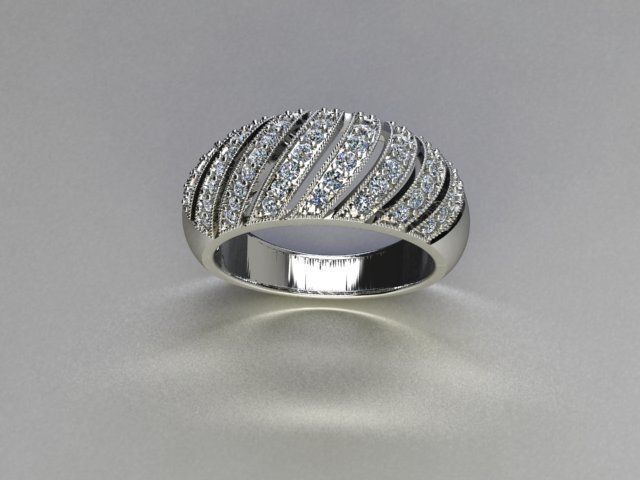 ring jewelry 3D print model_3