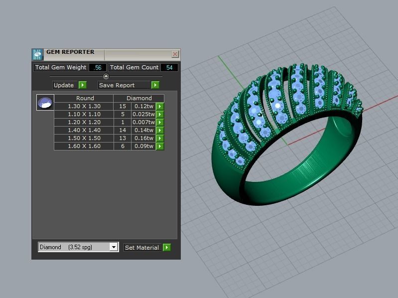 ring jewelry 3D print model_5