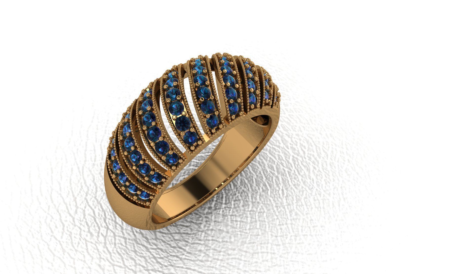 ring jewelry 3D print model_2