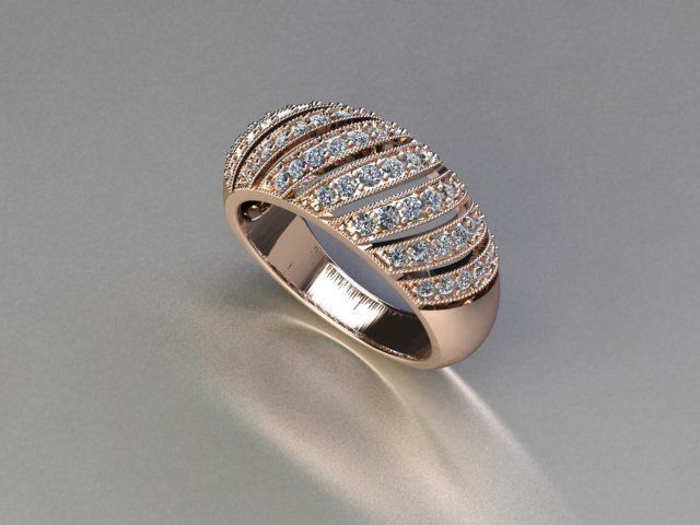 ring jewelry 3D print model_1