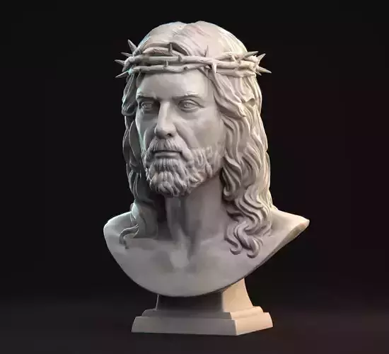 Jesus Bust 3D print model