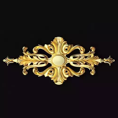 Central decor ornament for furniture