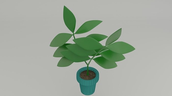 Plants Vase 3D model