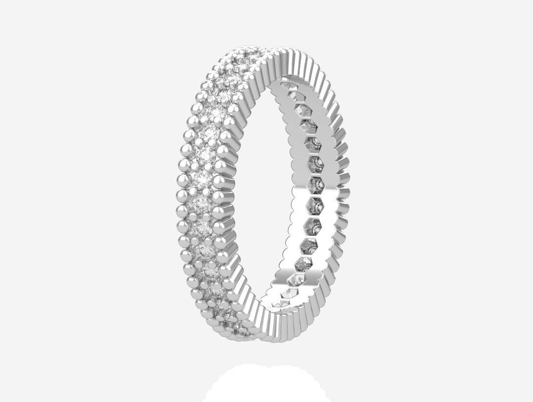 gold ring  3D print model_4