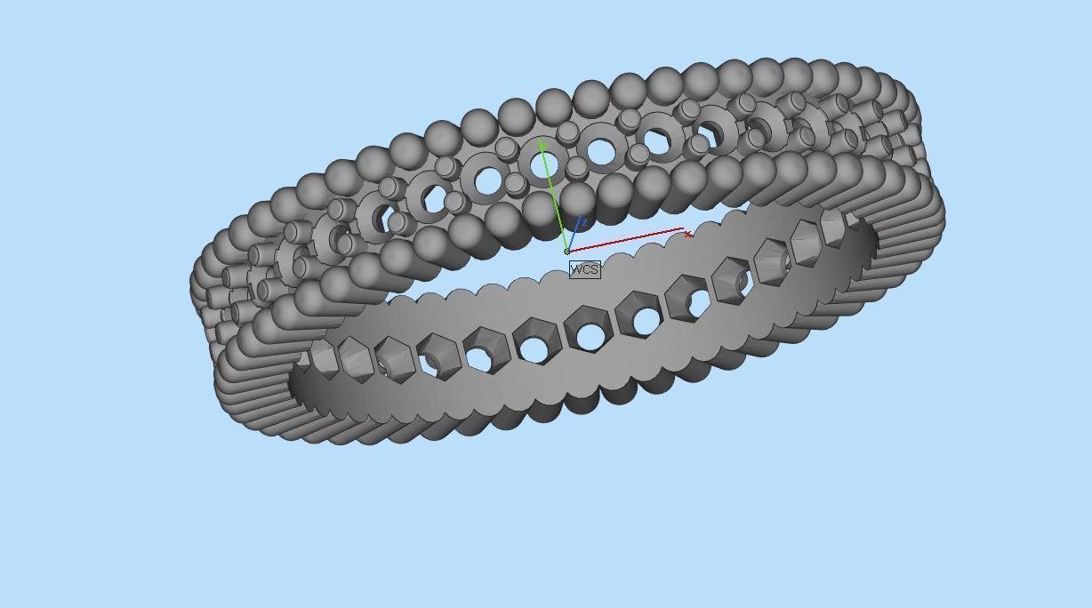 gold ring  3D print model_9