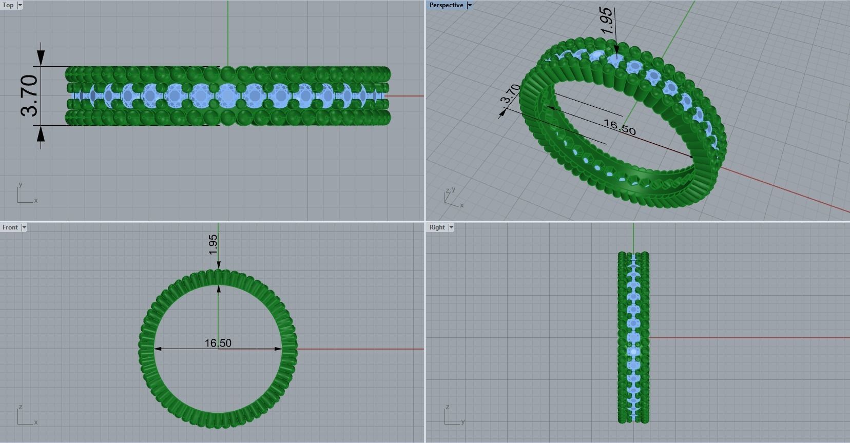 gold ring  3D print model_1