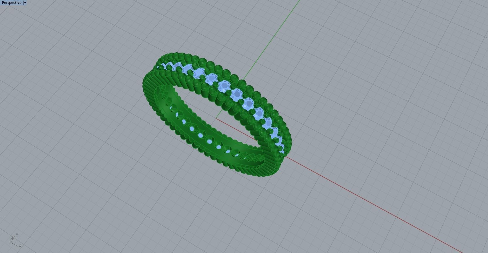 gold ring  3D print model_6