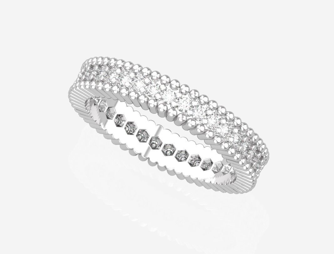 gold ring  3D print model_3