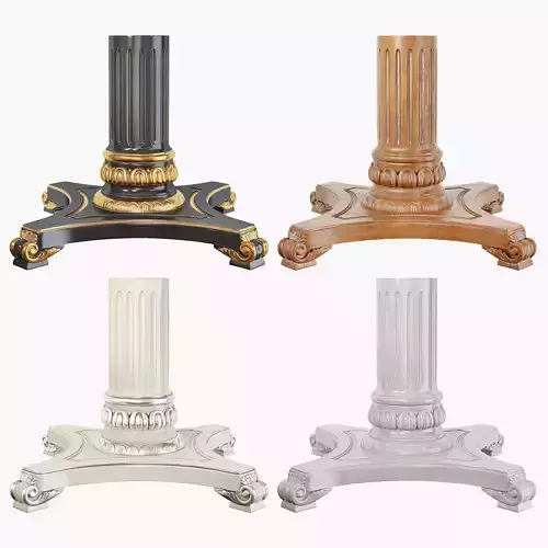 Classic leg 072 3D model