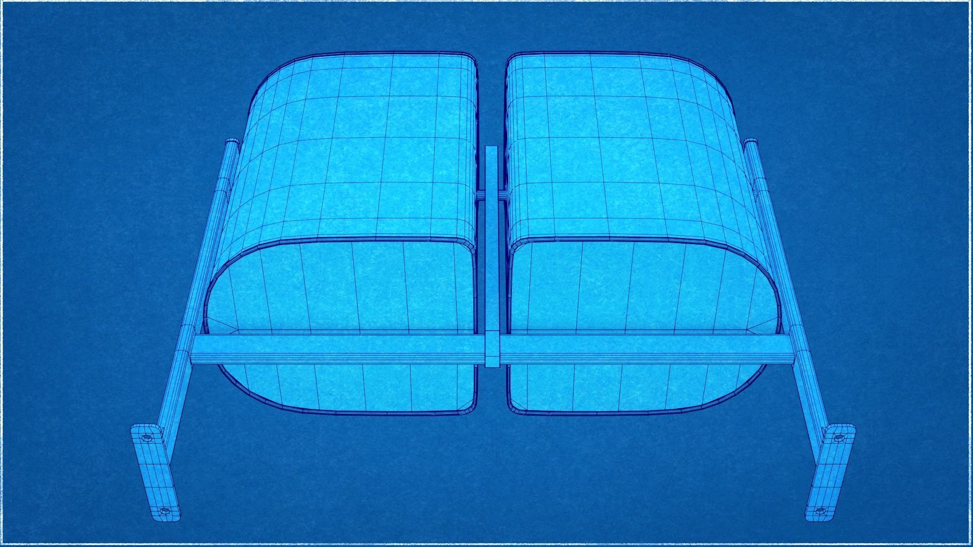 Low Poly Trash Bin 3D model_10