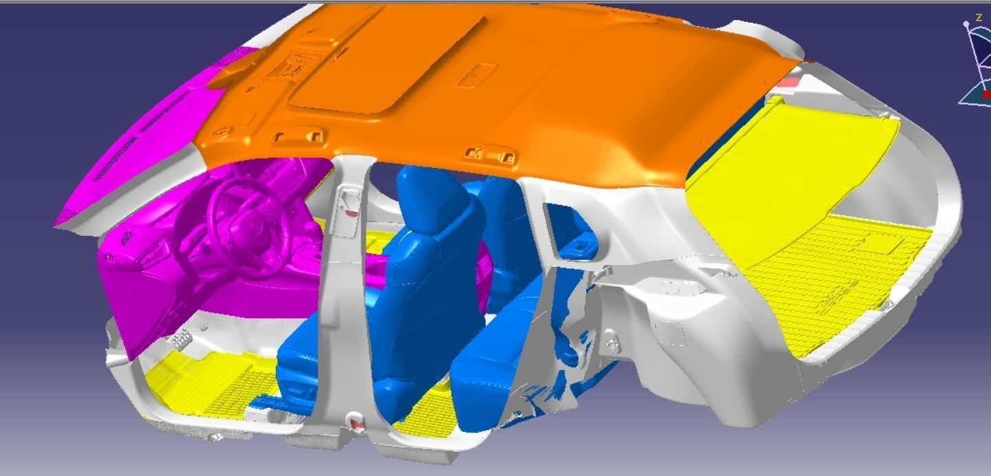 Toyota Corolla Cross XLE AWD 2022 Vehicle 3d scan model  3D model_9