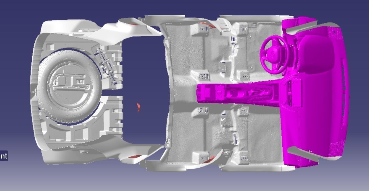 Toyota Corolla Cross XLE AWD 2022 Vehicle 3d scan model  3D model_11