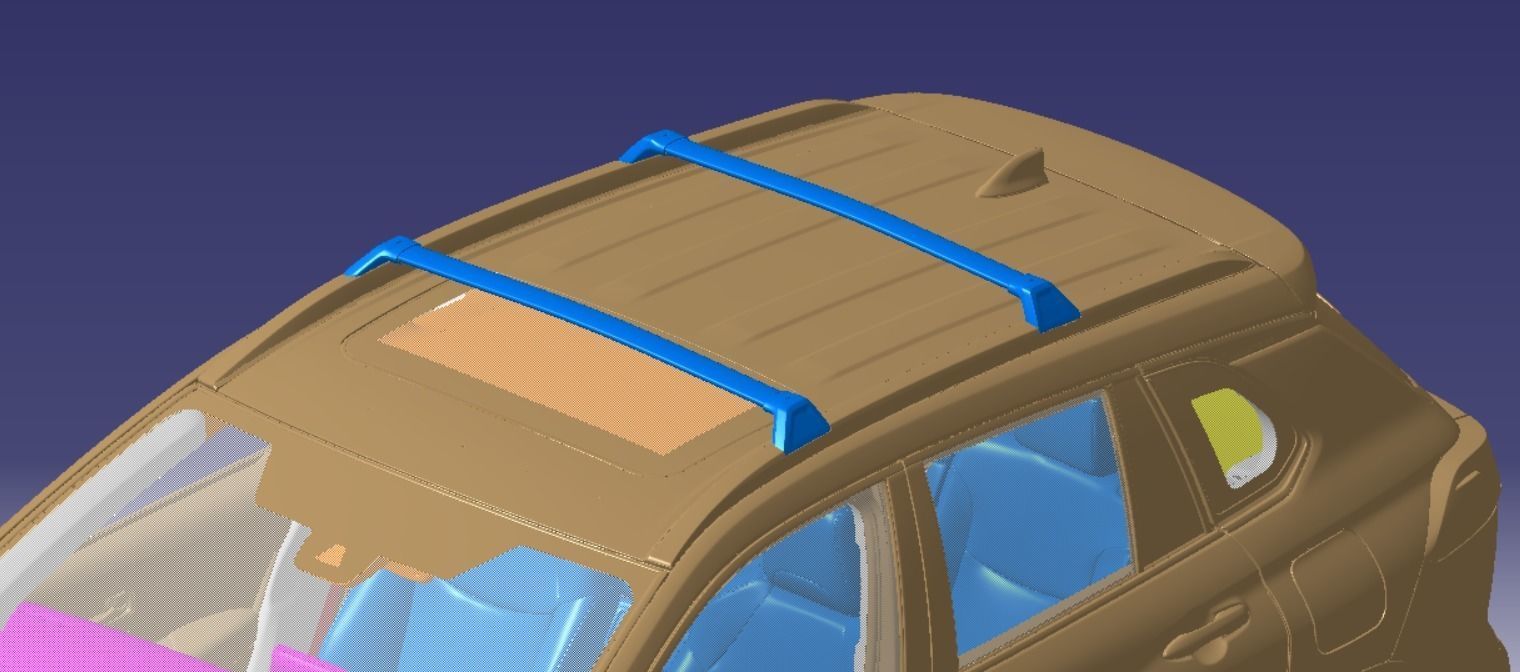 Toyota Corolla Cross XLE AWD 2022 Vehicle 3d scan model  3D model_5