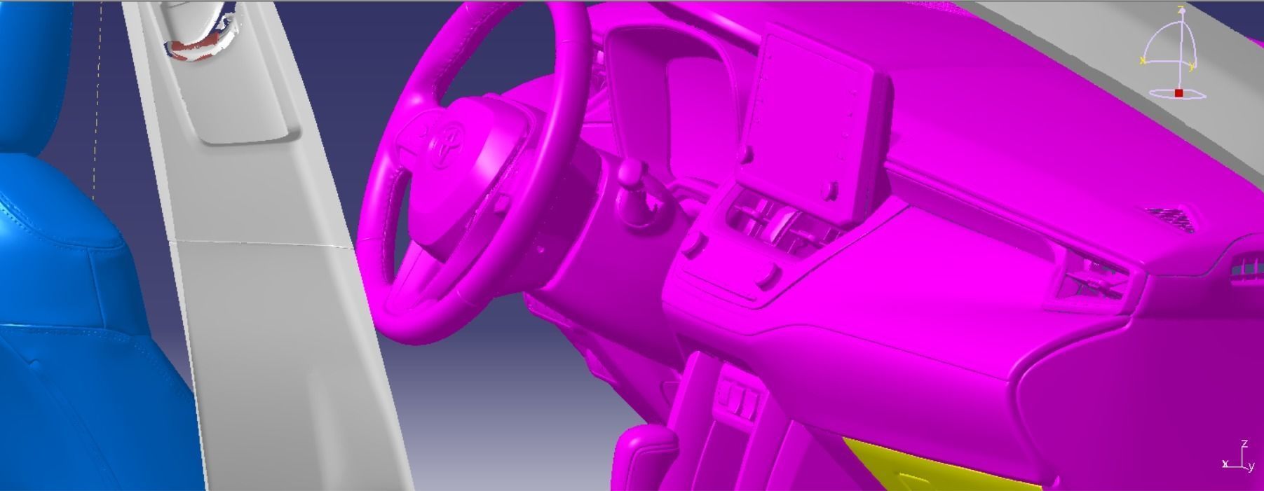 Toyota Corolla Cross XLE AWD 2022 Vehicle 3d scan model  3D model_8