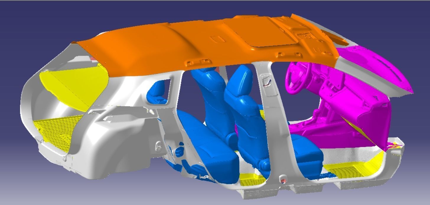 Toyota Corolla Cross XLE AWD 2022 Vehicle 3d scan model  3D model_6