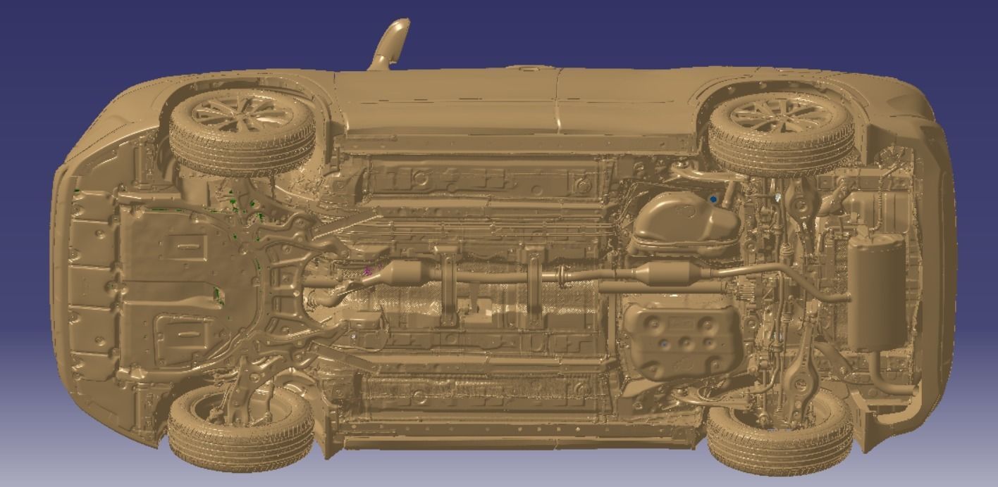 Toyota Corolla Cross XLE AWD 2022 Vehicle 3d scan model  3D model_4