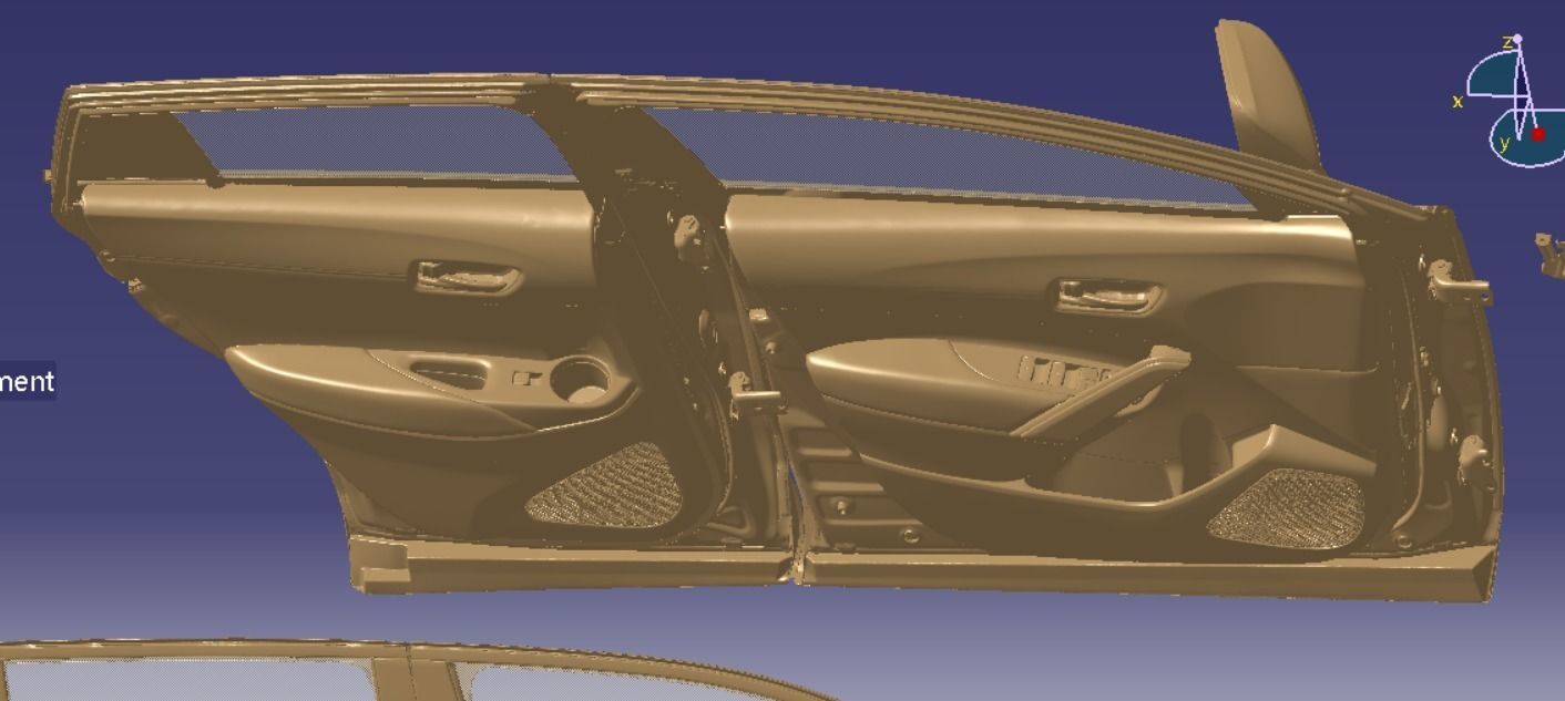 Toyota Corolla Cross XLE AWD 2022 Vehicle 3d scan model  3D model_7