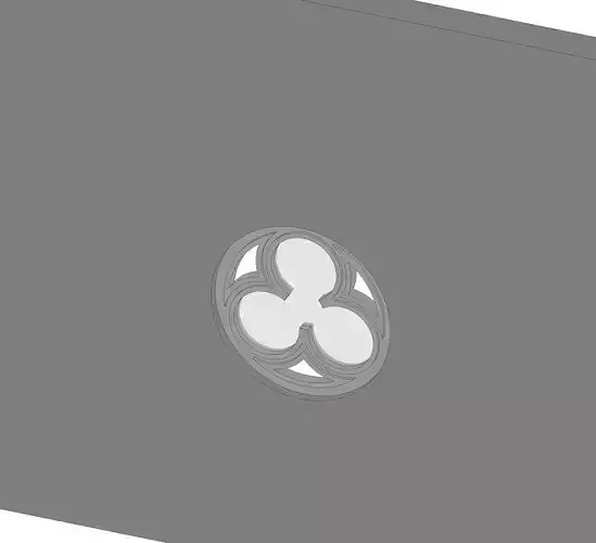 Circular Gothic Window 3D model