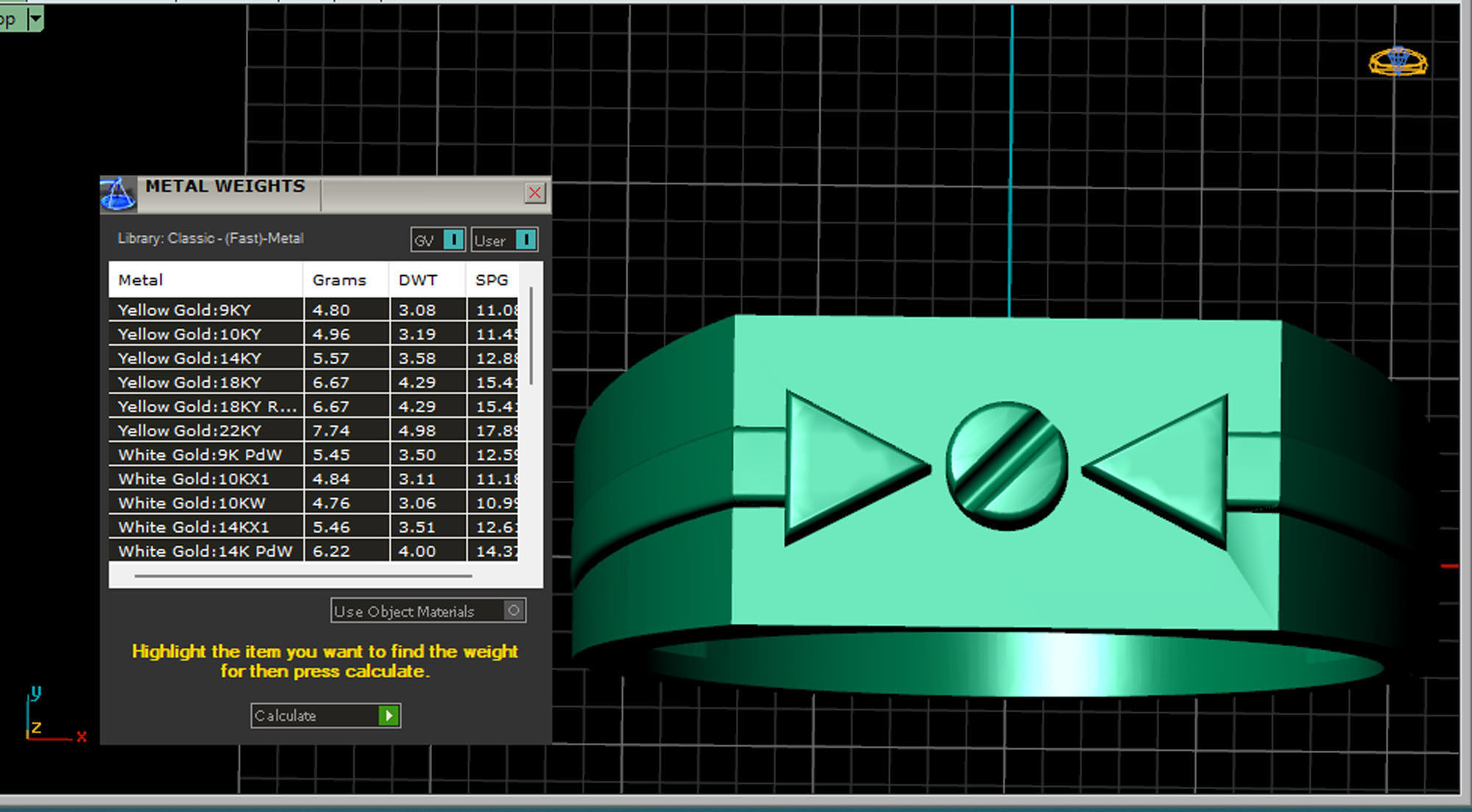 ARROW GENTS RING EDITABLE 3dm stl obj mtl 3D print model_7