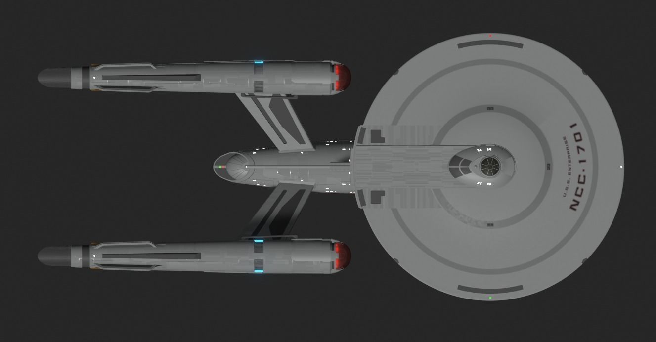 strange new worlds enterprise refit concept 3D model_3