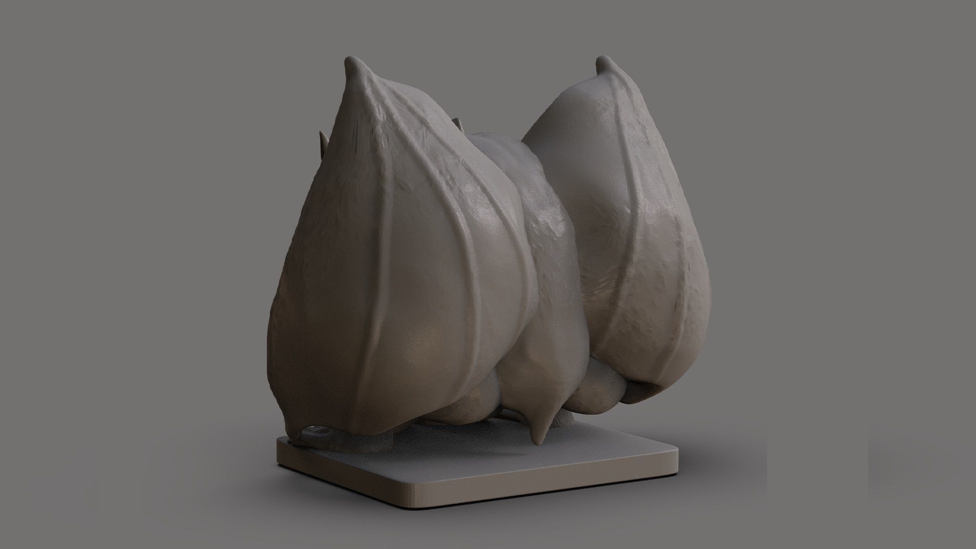 Gargoyle Statue 3D print model_3