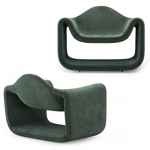 Colo Armchair 3D model 3