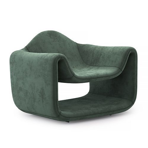 Colo Armchair 3D model 6