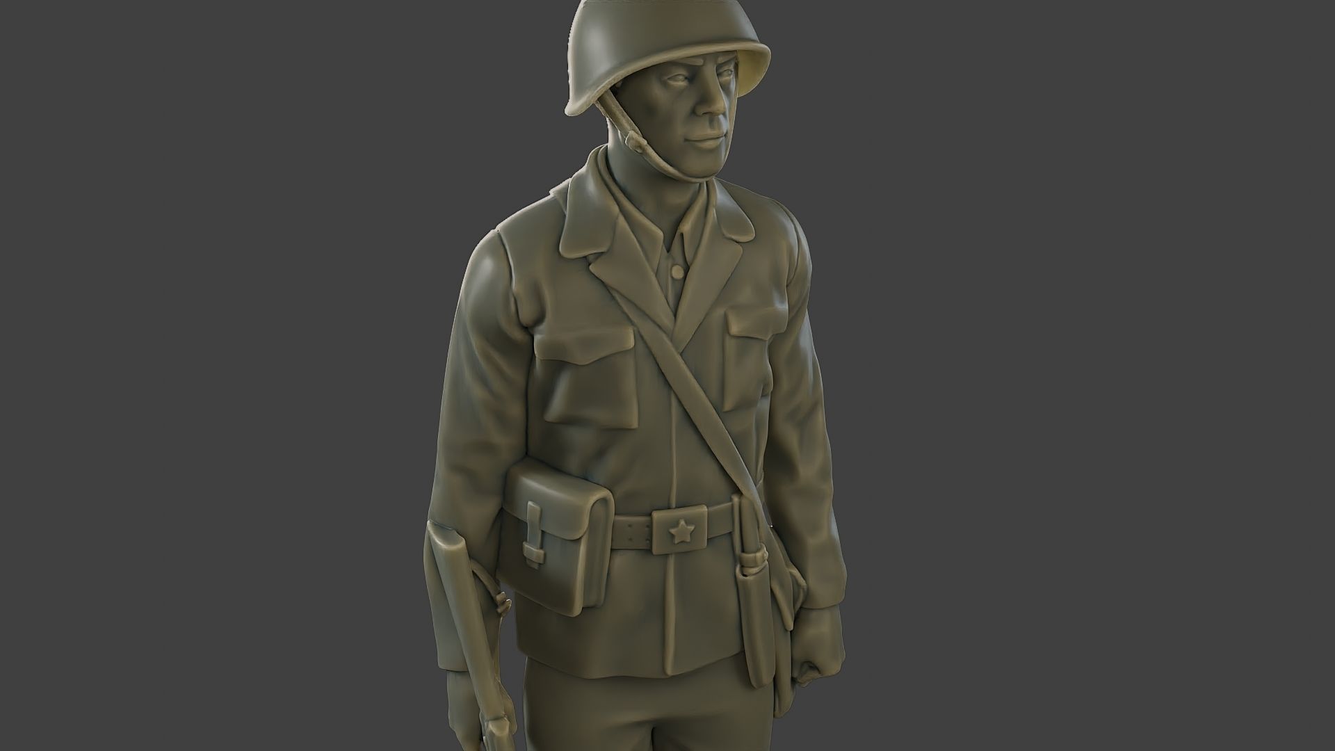 CzechSlovak Communist Soldier CCS1 001 3D print model_19