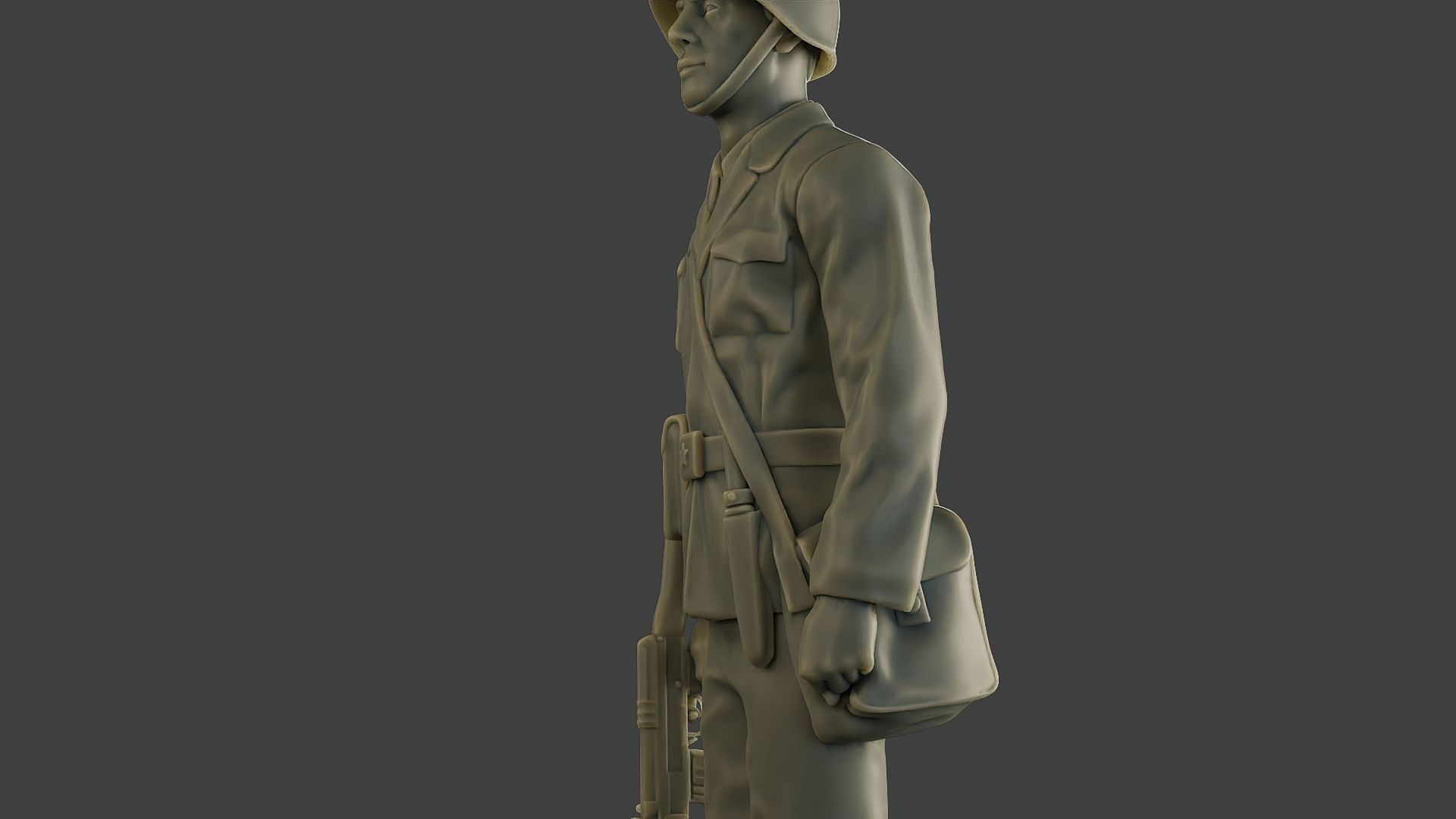 CzechSlovak Communist Soldier CCS1 001 3D print model_17