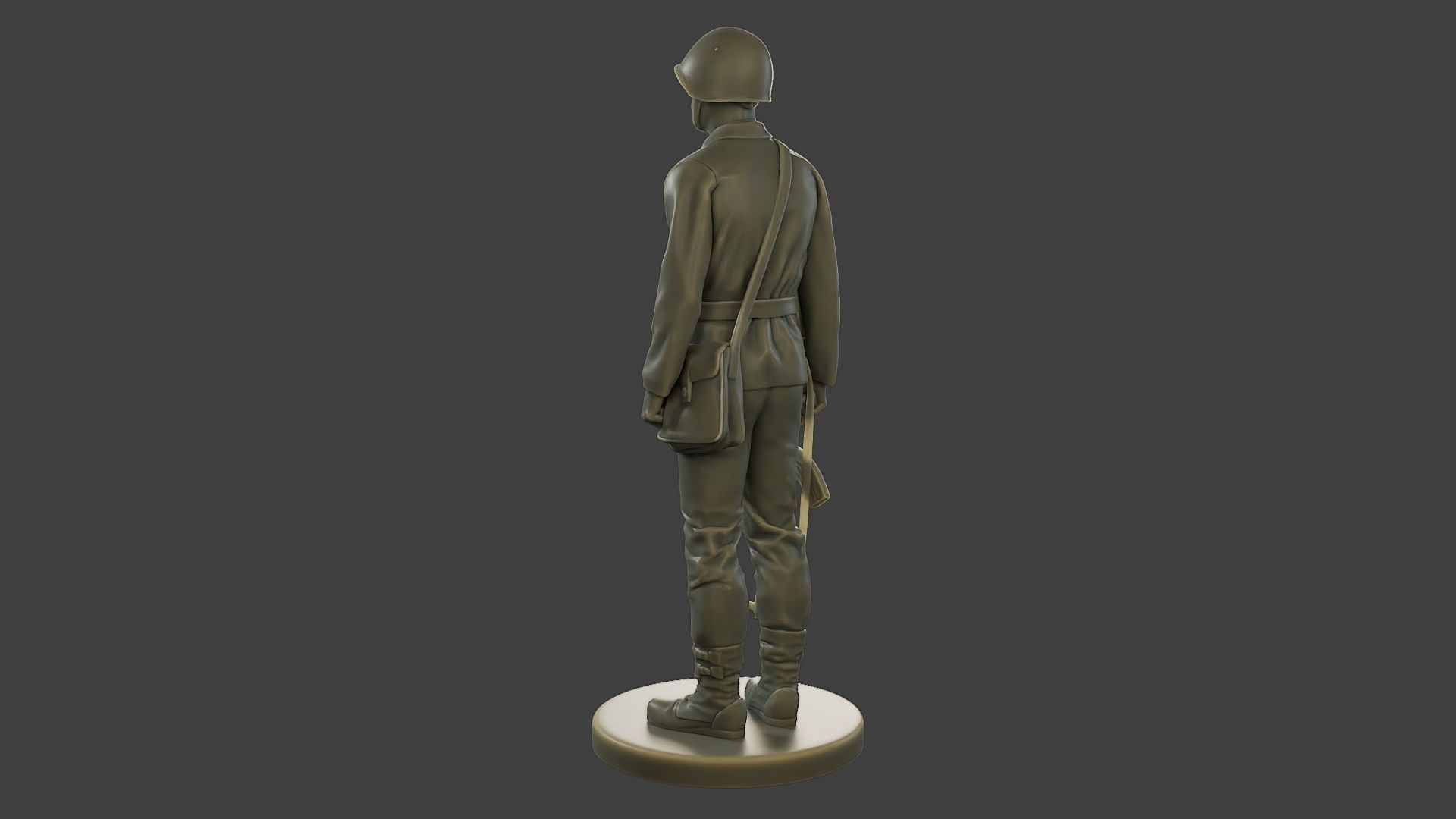 CzechSlovak Communist Soldier CCS1 001 3D print model_5